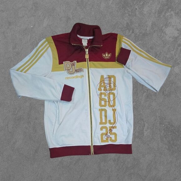 Vintage Adidas Def Jam Track Jacket Y2k Streetwear Medium - Picture 1 of 6